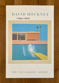 David Hockney original exhibition poster - 20.1"×29.9" (51×76cm)
