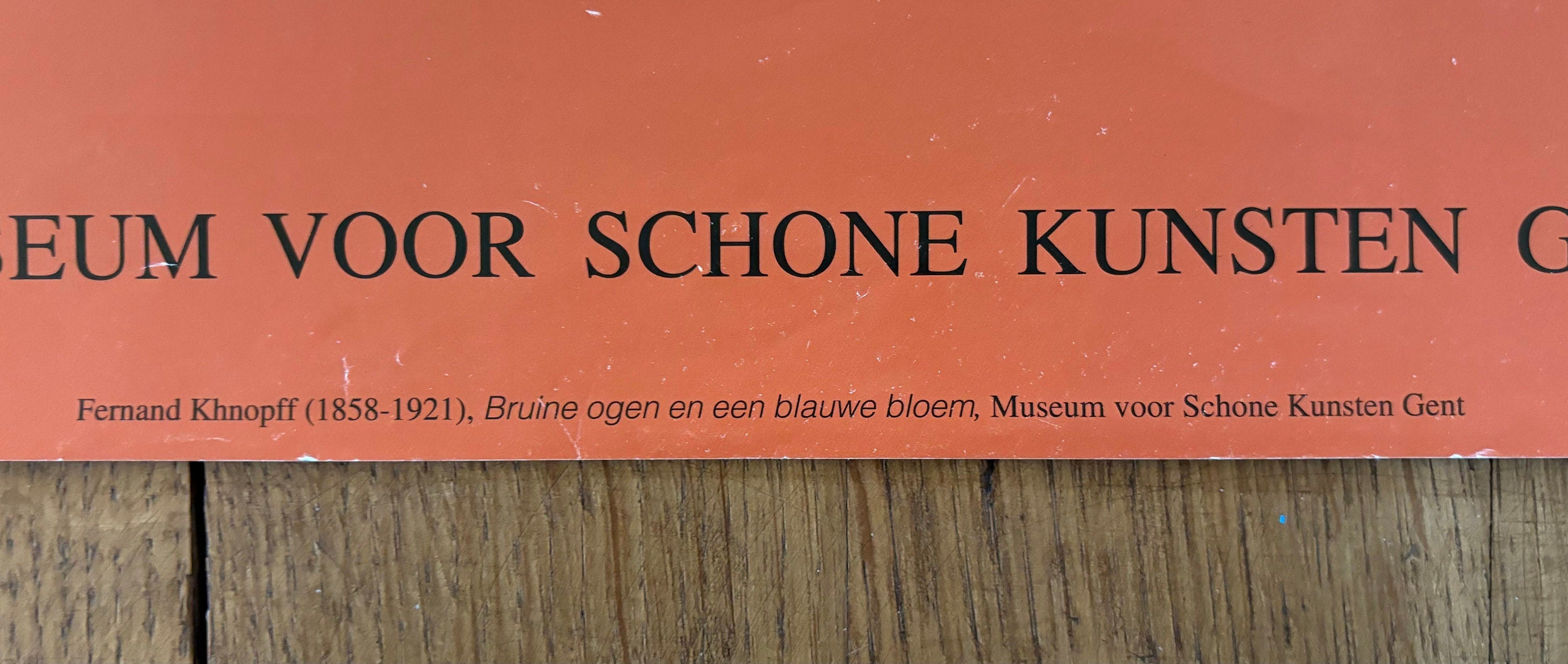 Fernand Khnopff originales Kunstplakat gebraucht – 50×70 cm
