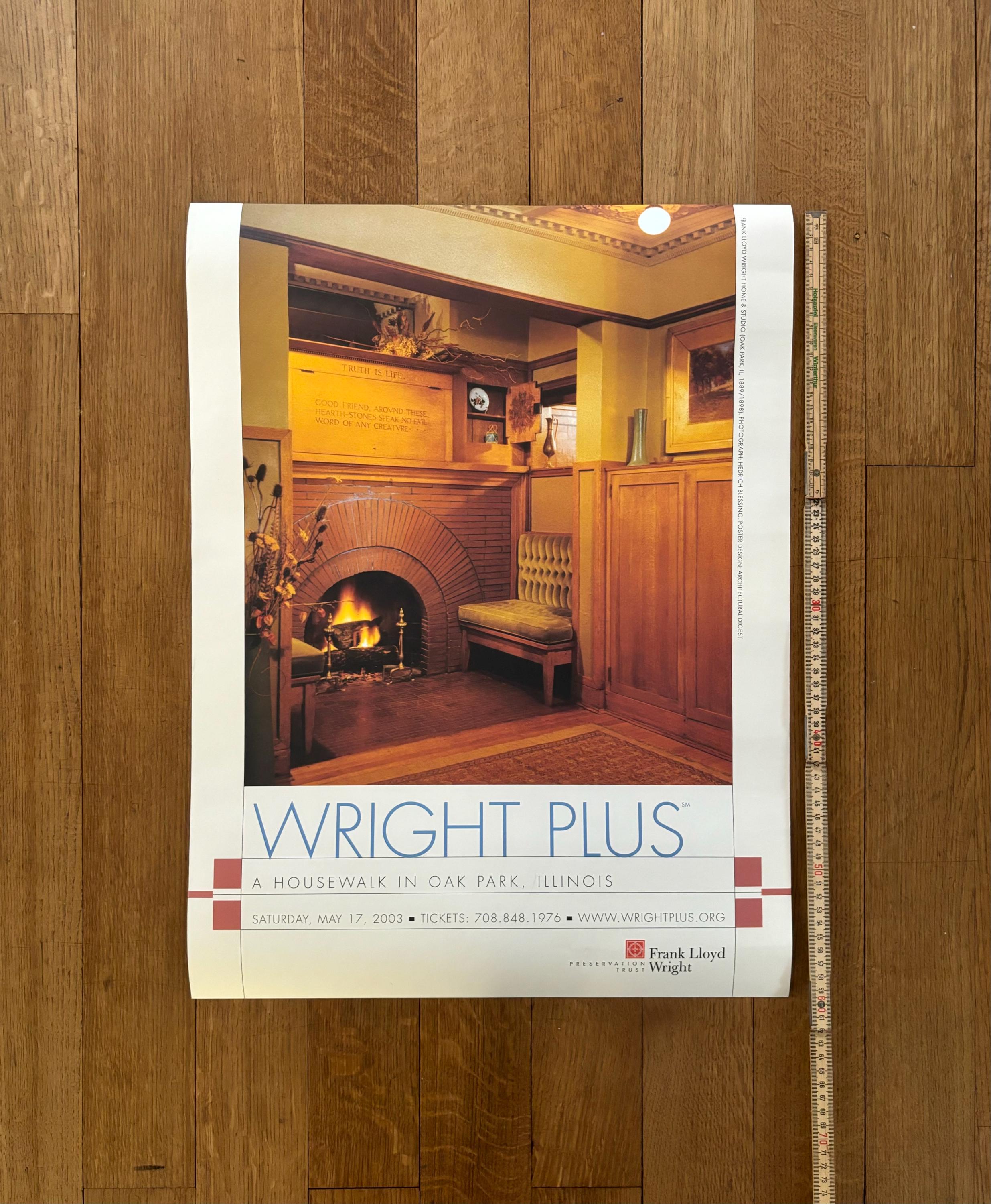 Original-Kunstposter „Wright Plus“ – 45,5 × 61 cm (17,9" × 24,0")