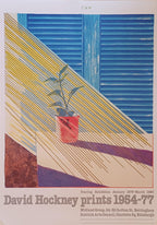 David Hockney original poster used - 27.2"×38.2" (69×97cm)