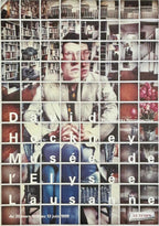 David Hockney original art poster used - 35.4"×50.4" (90×128cm)