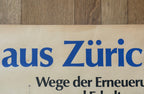 Helmhaus Zürich original art poster - 35.4"×50.2" (90×127.5cm)