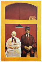 Original-Kunstposter „Alte Menschen im roten Zimmer“ – 44 x 63 cm (17,3" x 24,8")