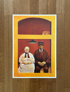 Original-Kunstposter „Alte Menschen im roten Zimmer“ – 44 x 63 cm (17,3" x 24,8")