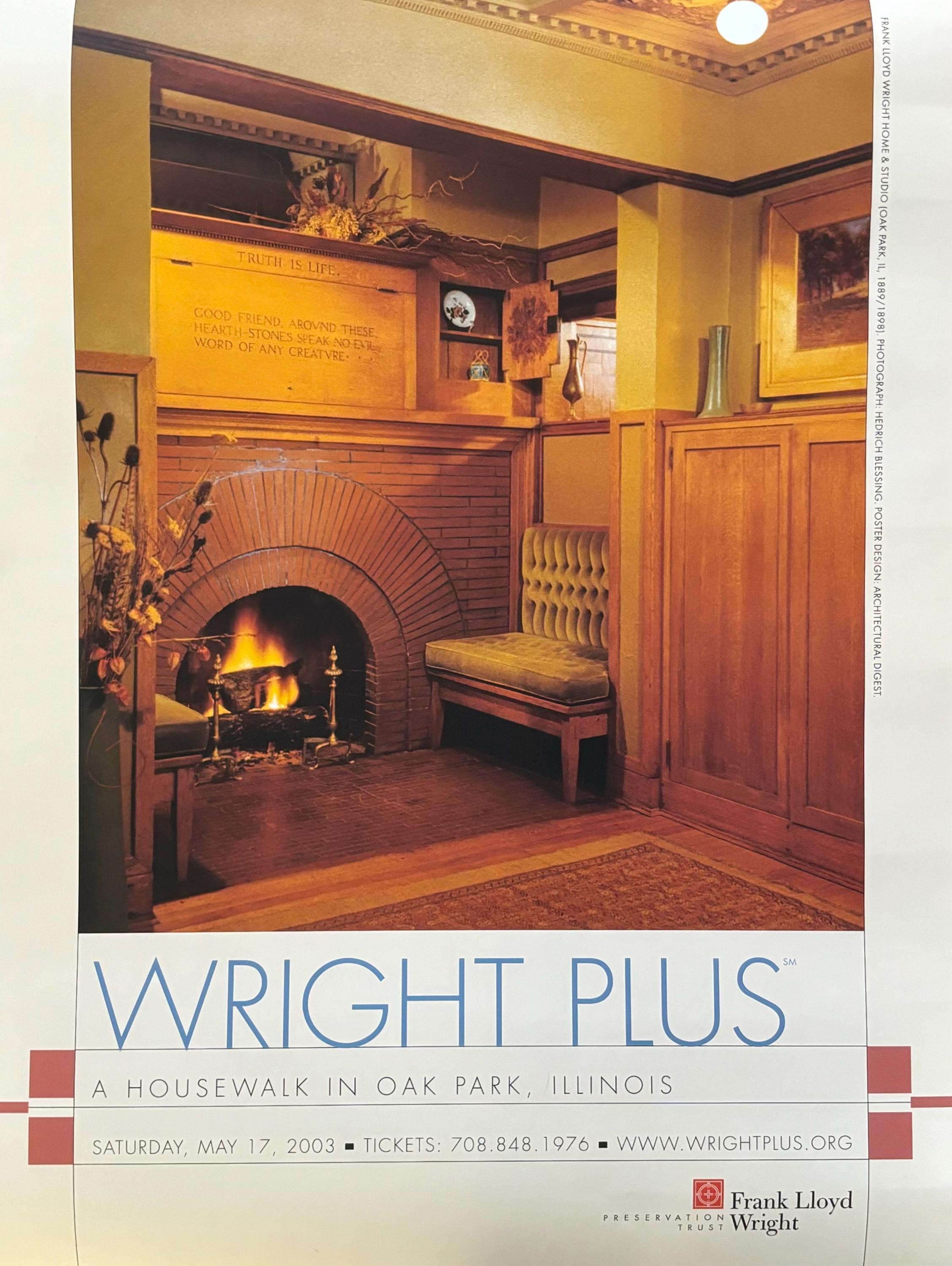 Original-Kunstposter „Wright Plus“ – 45,5 × 61 cm (17,9" × 24,0")