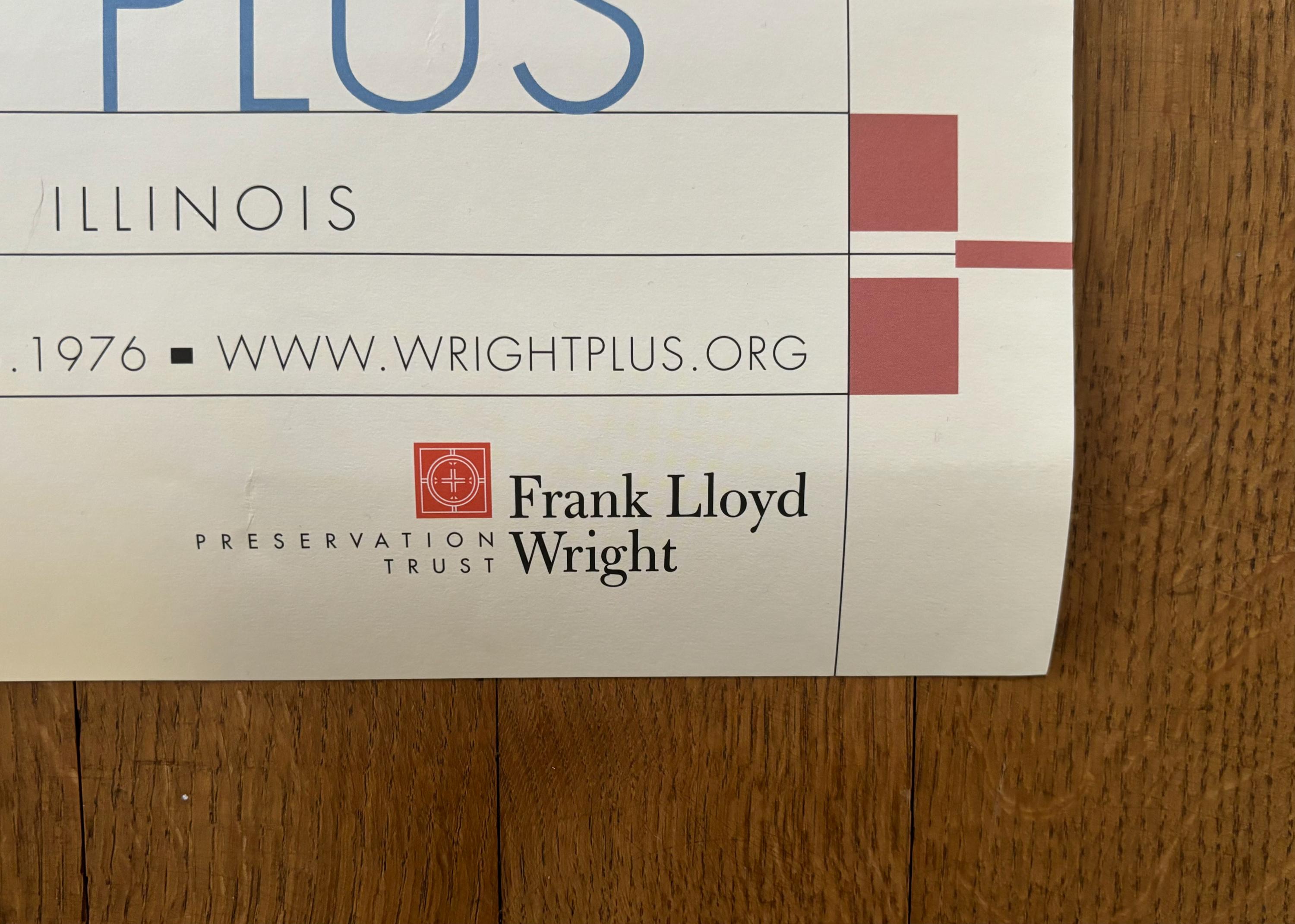 Original-Kunstposter „Wright Plus“ – 45,5 × 61 cm (17,9" × 24,0")