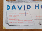 David Hockney original poster used - 19.9"×29.9" (50.5×76cm)