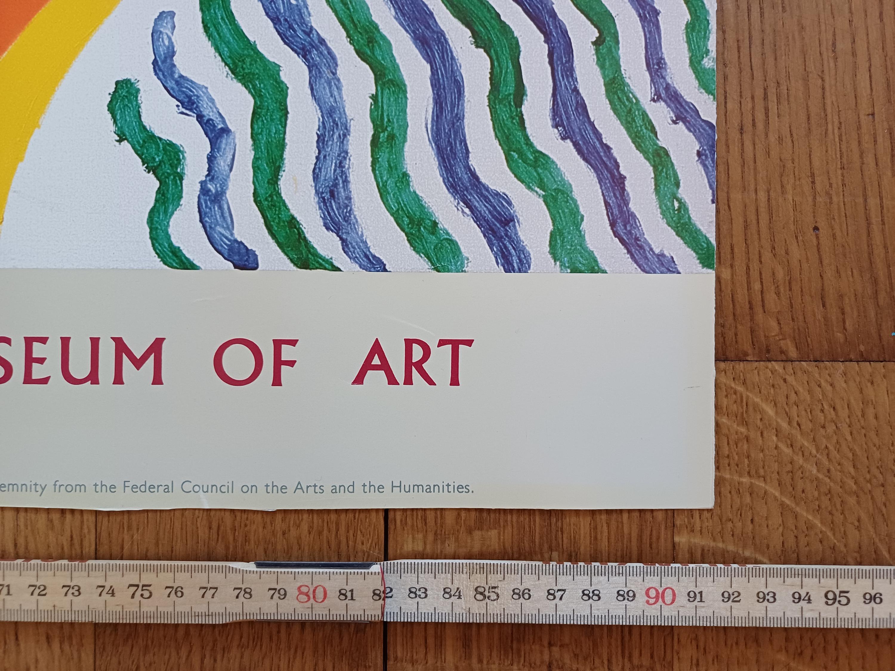 David Hockney original poster used - 36.0"×23.8" (91.5×60.5cm)