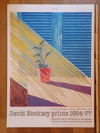 David Hockney original poster used - 27.2"×38.2" (69×97cm)