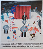 David Hockney original poster used - 31.5"×36.4" (80×92.5cm)