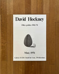 David Hockney original art poster - 18.5"×26.2" (47×66.5cm)