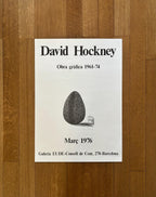 David Hockney original art poster - 18.5"×26.2" (47×66.5cm)