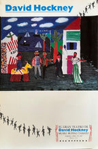 David Hockney original art poster - 23.6"×35.2" (60×89.5cm)