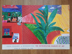 David Hockney original poster used - 36.0"×23.8" (91.5×60.5cm)