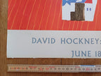 David Hockney original poster used - 36.0"×23.8" (91.5×60.5cm)