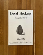 David Hockney original art poster - 18.5"×26.2" (47×66.5cm)