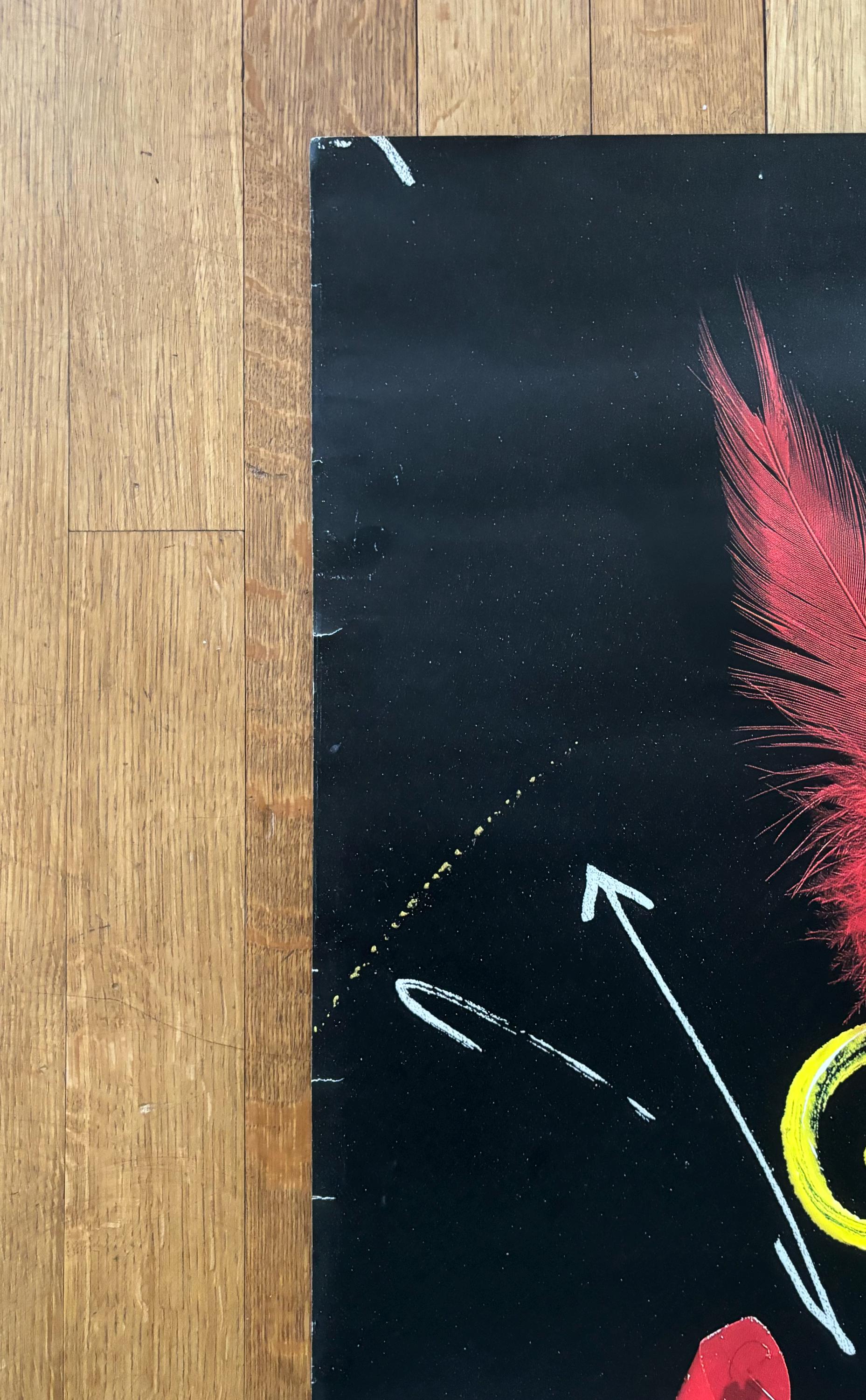 Jean Tinguely original art poster - 35.8"×50.4" (91×128cm)