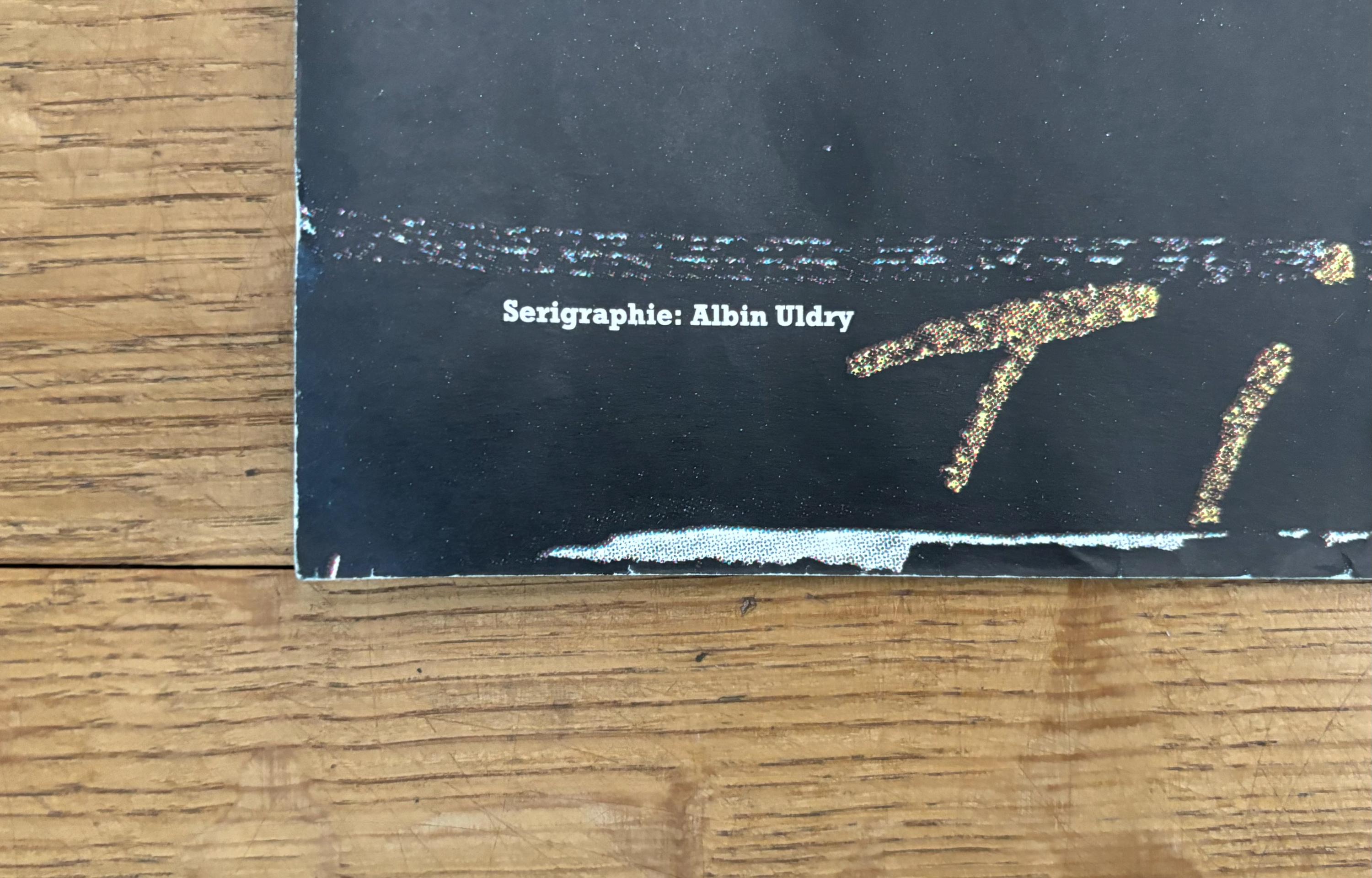 Jean Tinguely original art poster - 35.8"×50.4" (91×128cm)