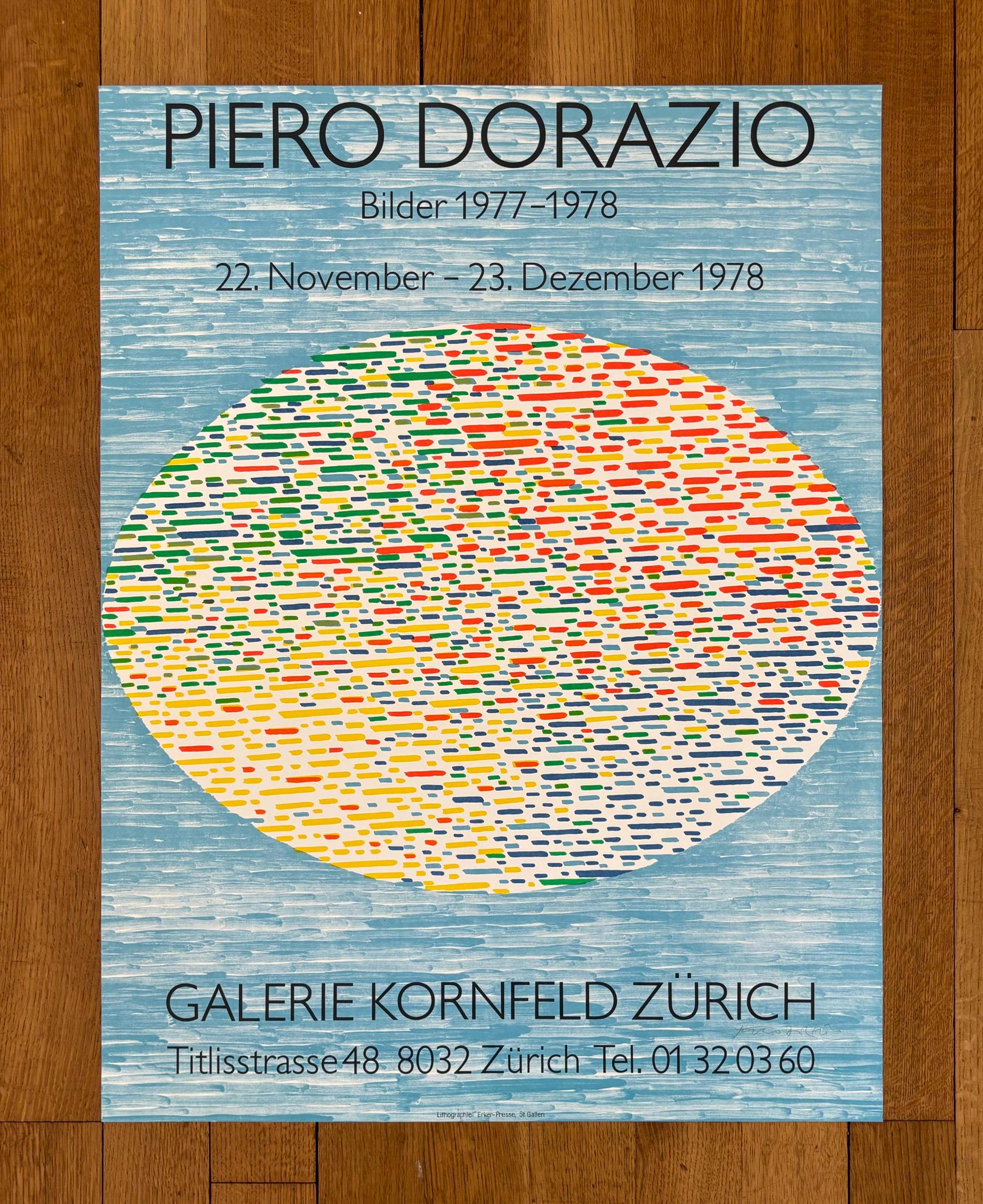 Piero Dorazio Original-Kunstplakat – 83×62,5 cm