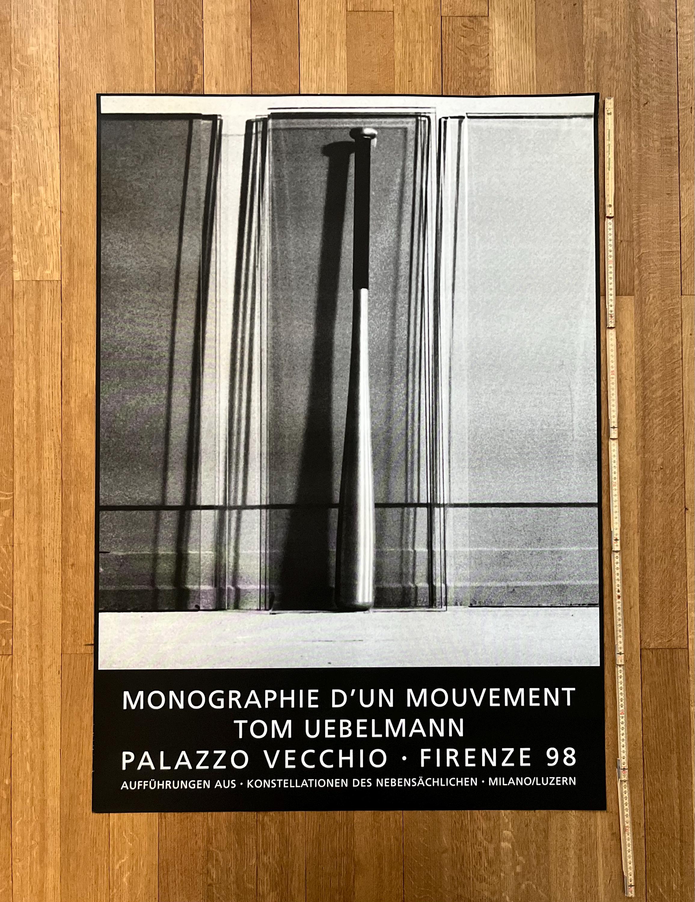 Tom Uebelmann Original art exhibition poster - 35.4"×50.4" (90×128cm)