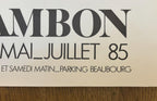 Affiche originale de l'exposition Emile Chambon - 48×71,5cm (18.9"×28.1")