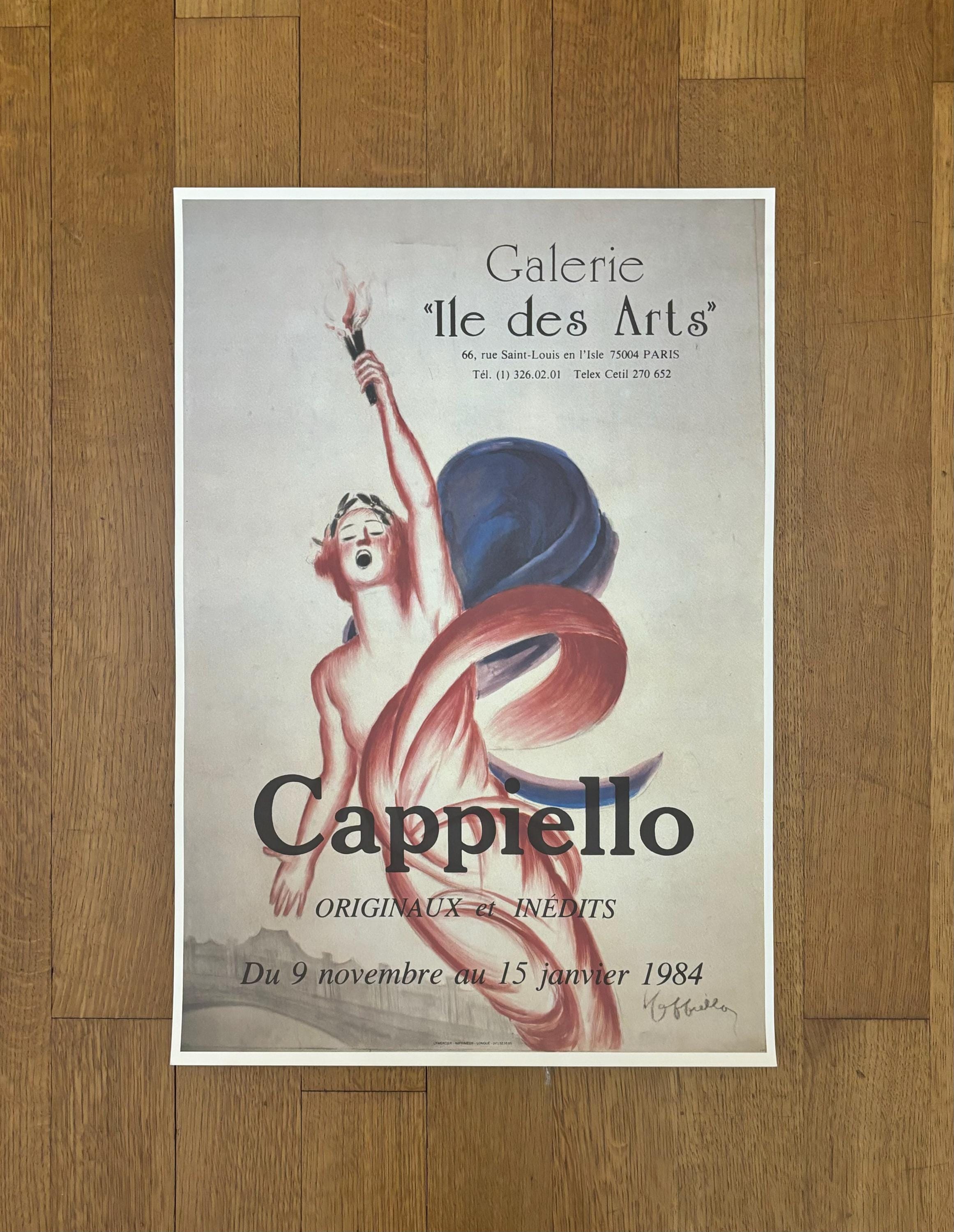Leonetto Cappiello original art exhibition poster - 16.1"×23.4" (41×59.5cm)