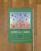 Alfred de Cabrol original art exhibition poster - 19.7"×27.6" (50×70cm)