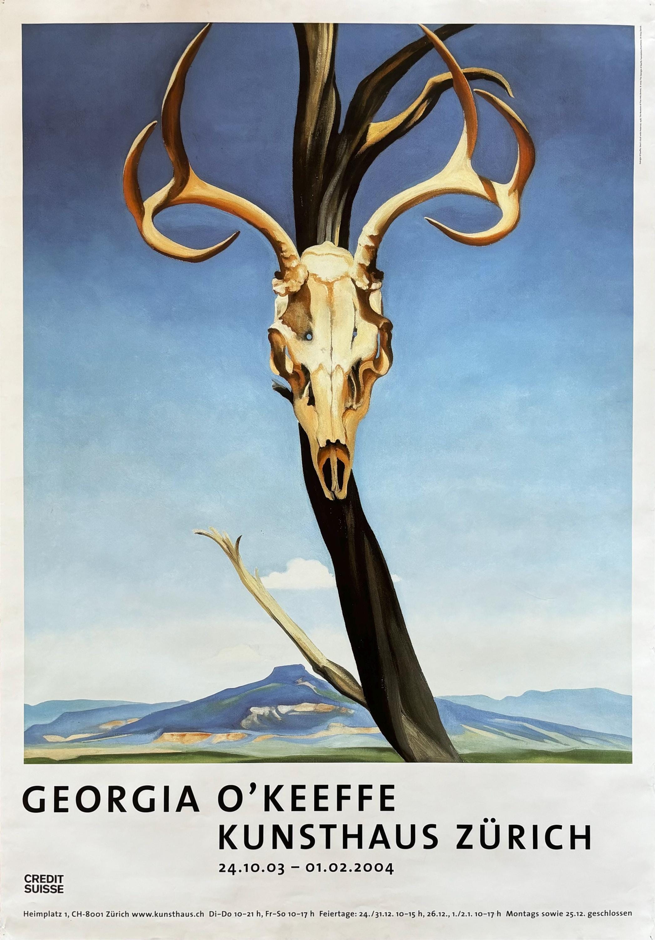 Georgia O'Keeffe Originalkunst-Poster – 89,5×128 cm