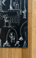 Bernhard Luginbühl original art exhibition poster - 35.6"×50.4" (90.5×128cm)