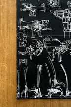 Bernhard Luginbühl original art exhibition poster - 35.6"×50.4" (90.5×128cm)