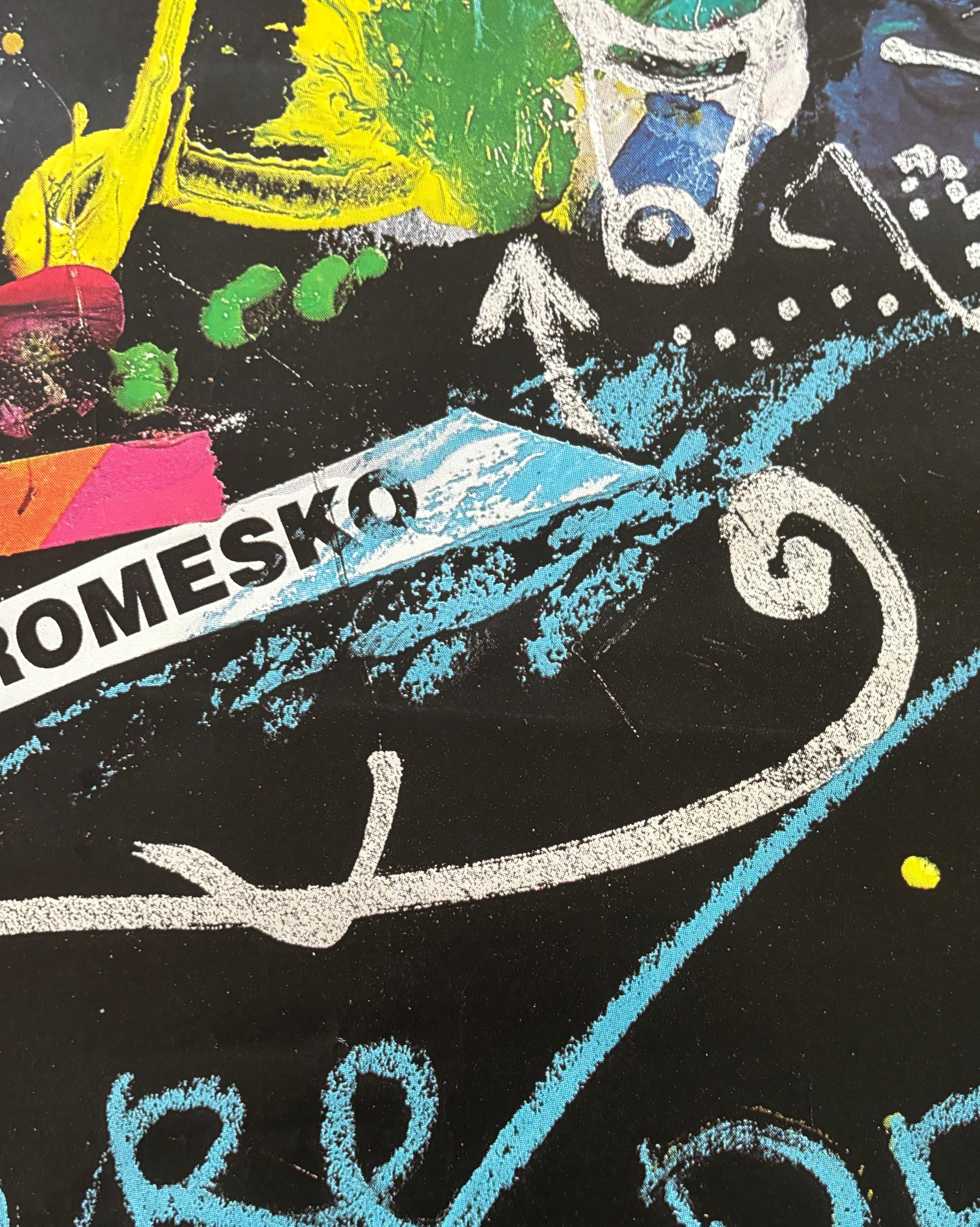 Jean Tinguely original art poster - 35.8"×50.4" (91×128cm)