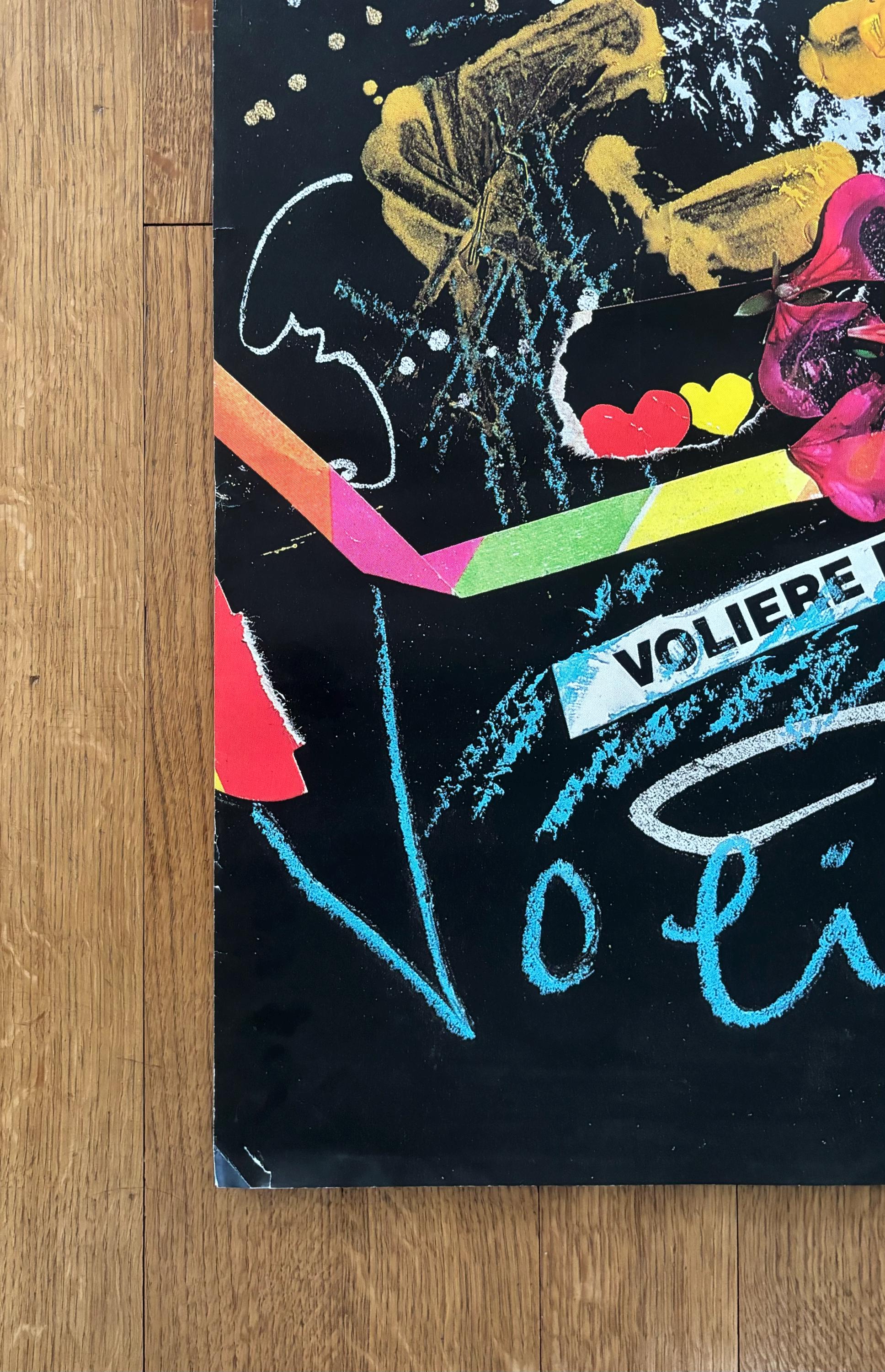 Jean Tinguely original art poster - 35.8"×50.4" (91×128cm)