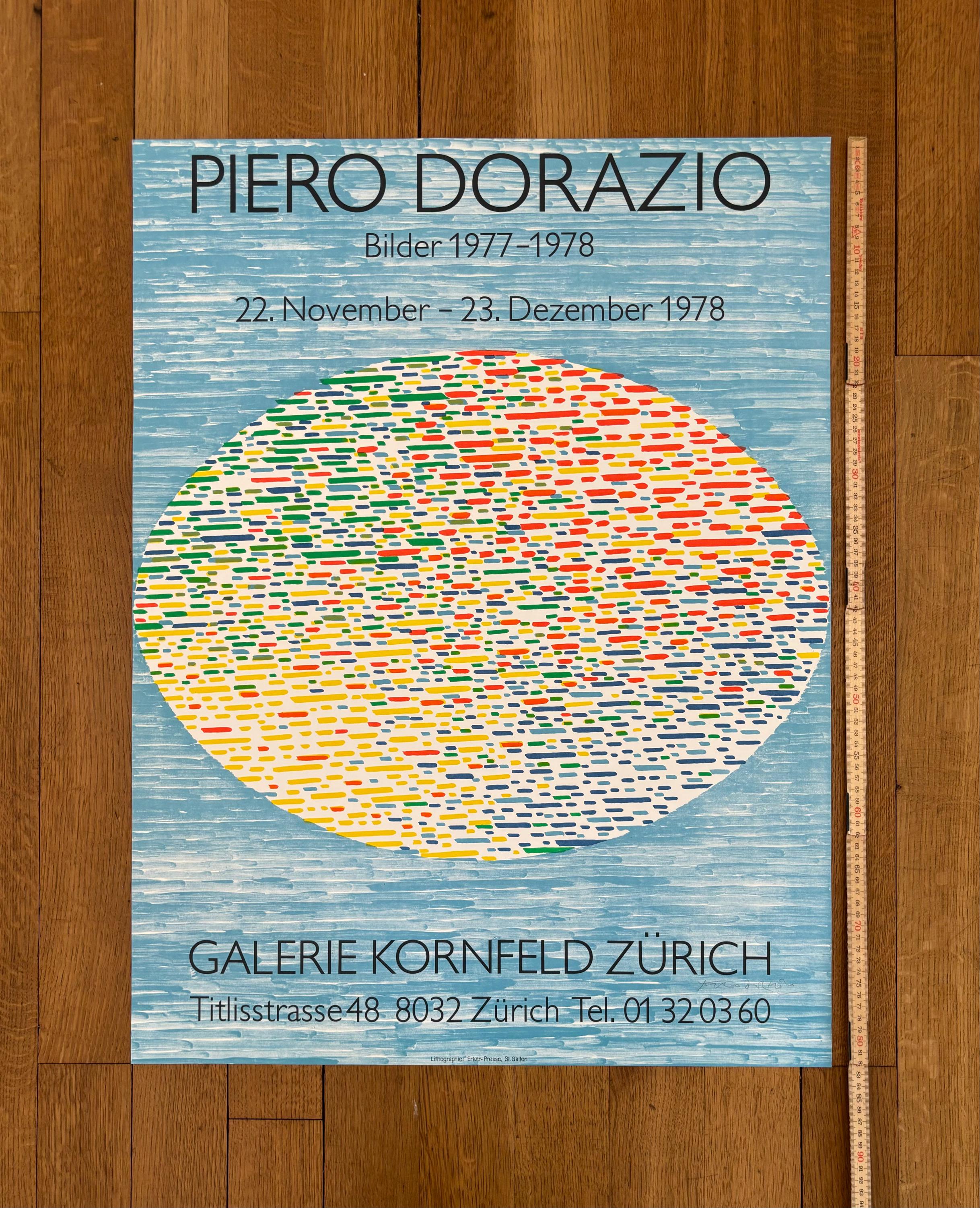 Piero Dorazio Original-Kunstplakat – 83×62,5 cm