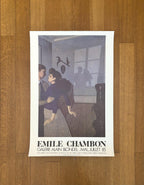 Affiche originale de l'exposition Emile Chambon - 48×71,5cm (18.9"×28.1")