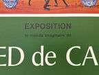 Alfred de Cabrol original art exhibition poster - 19.7"×27.6" (50×70cm)