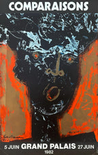 comparaisons original art exhibition poster - 13.4"×20.9" (34×53cm)