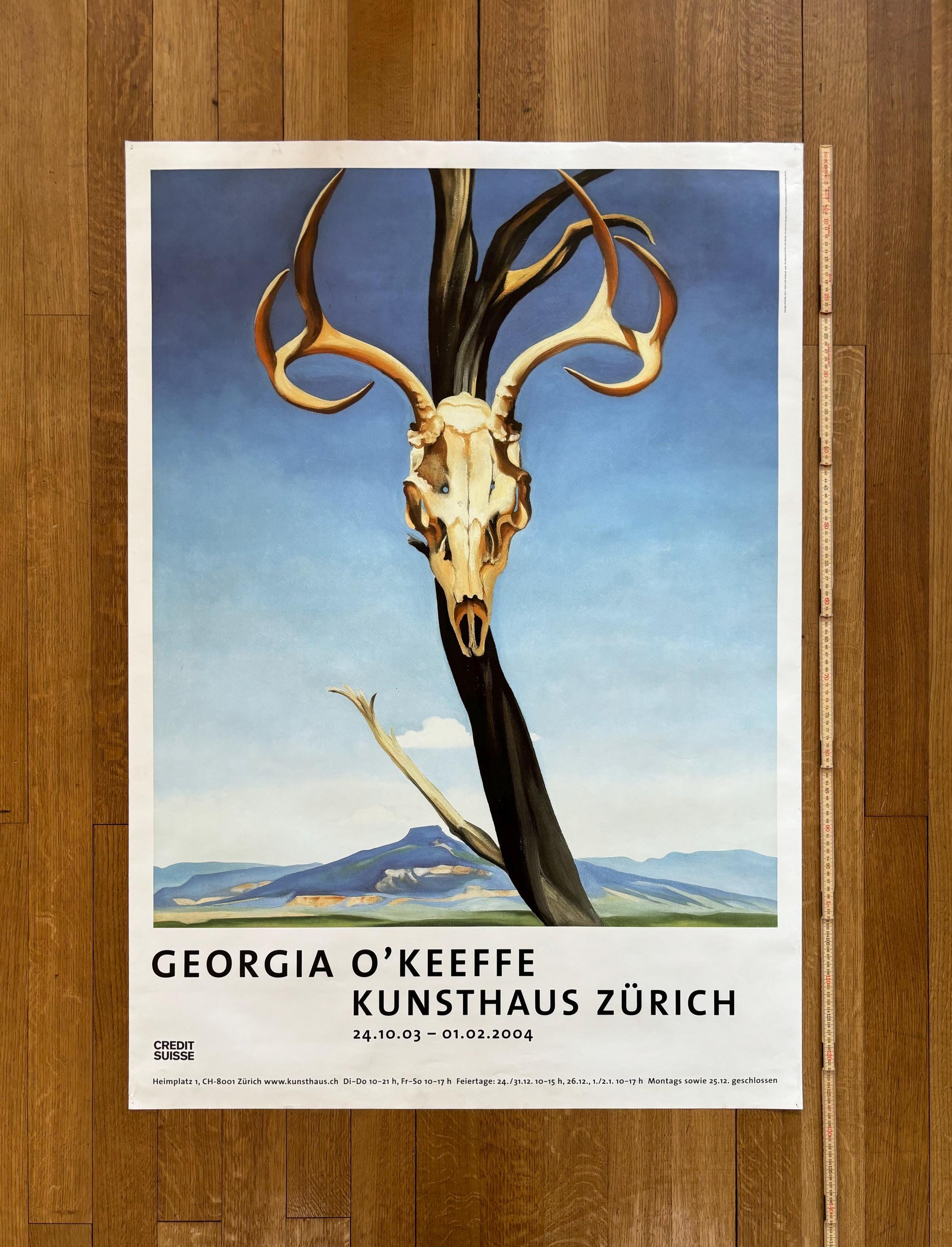 Georgia O'Keeffe Originalkunst-Poster – 89,5×128 cm
