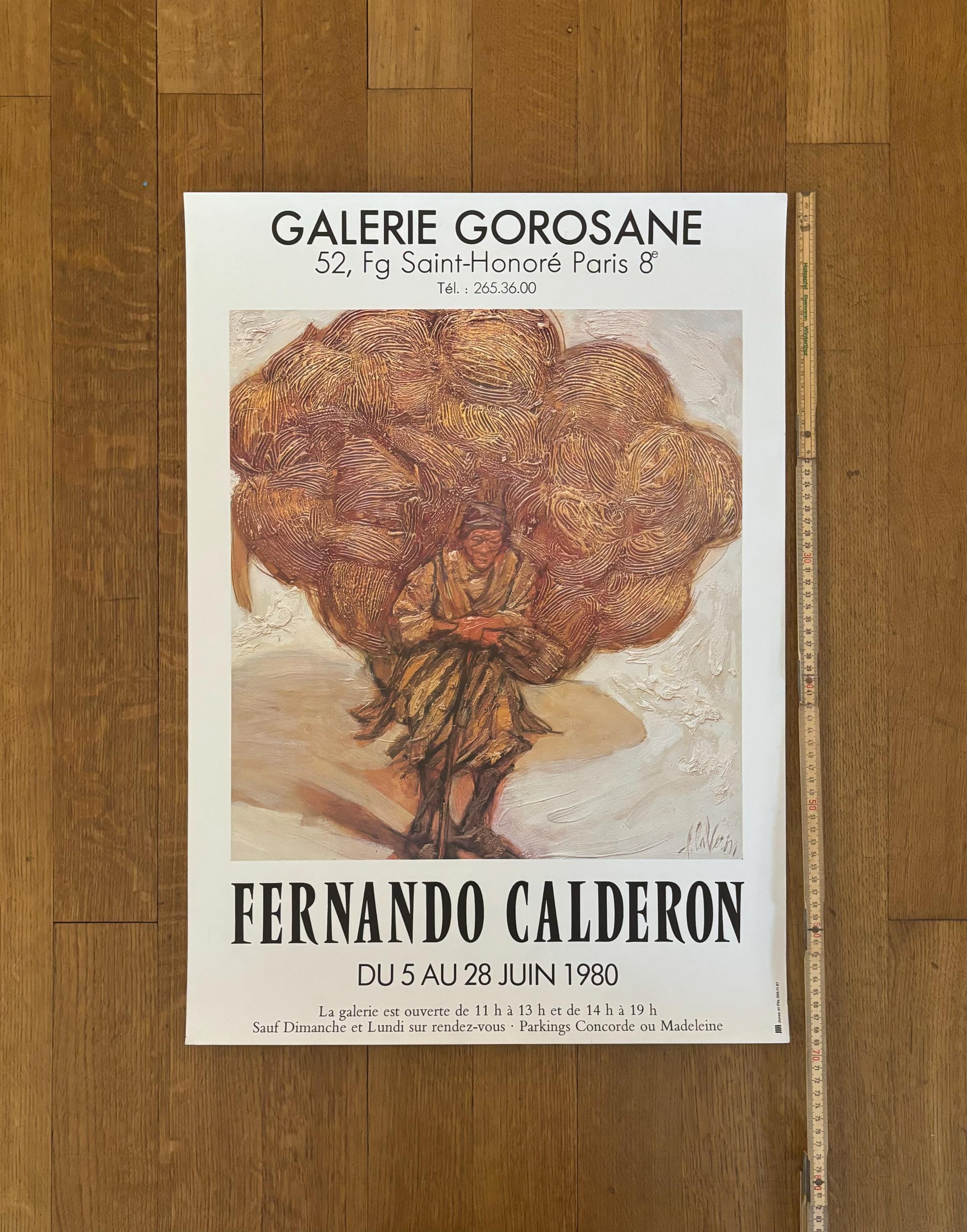 Fernando Calderon Original-Ausstellungsposter – 49×69cm (19,3"×27,2")