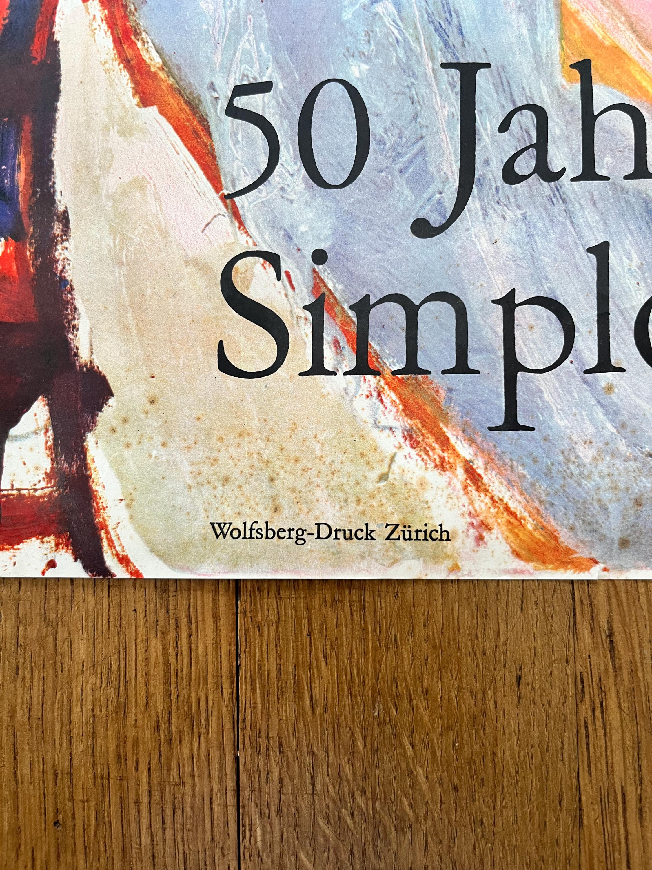 Hans Falk original art poster - 25.4"×39.0" (64.5×99cm)