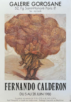 Fernando Calderon Original-Ausstellungsposter – 49×69cm (19,3"×27,2")