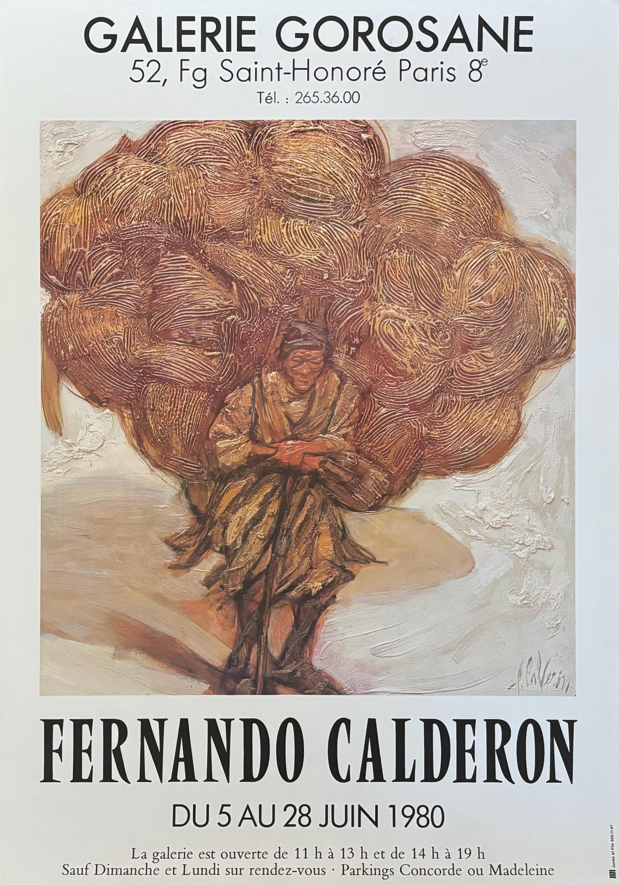 Fernando Calderon Original-Ausstellungsposter – 49×69cm (19,3"×27,2")