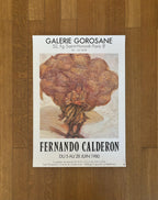 Fernando Calderon Original-Ausstellungsposter – 49×69cm (19,3"×27,2")