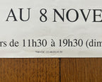 Canar original art exhibition poster - 17.7"×27.2" (45×69cm)