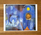 Paul Klee original art poster - 19.7"×15.7" (50×40cm)