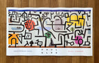 Paul Klee original art poster - 22.0"×40.2" (56×102cm)