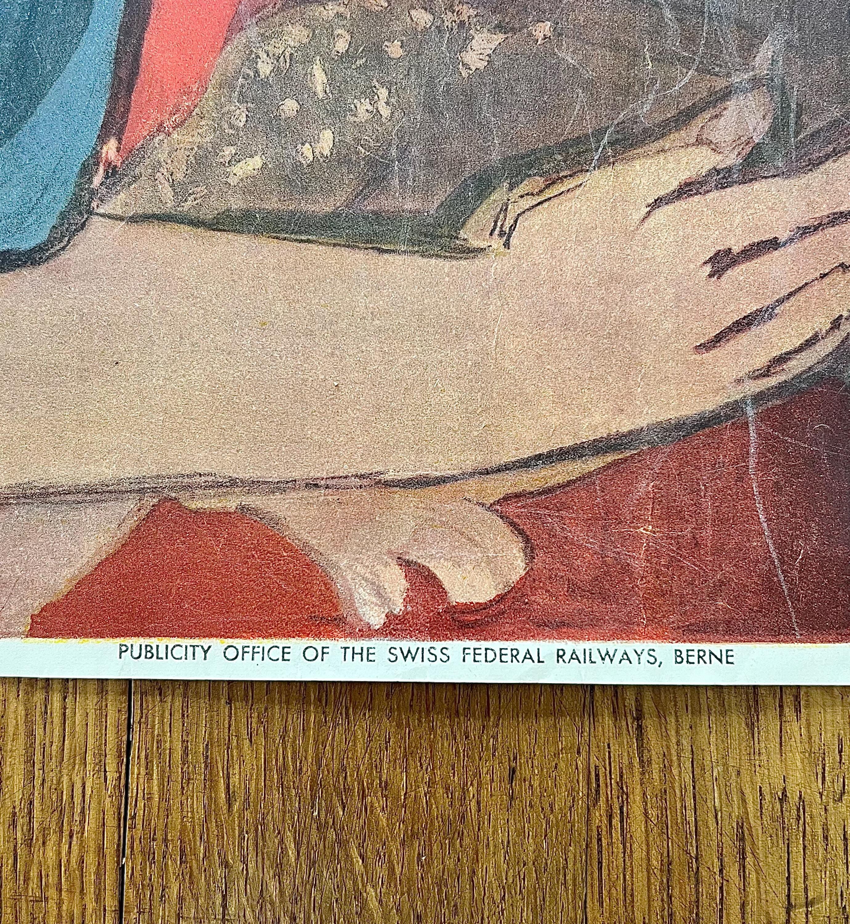 Charles Hindenlang original art poster - 25.2"×40.2" (64×102cm)