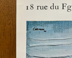 Caruncho à Paris original art exhibition poster