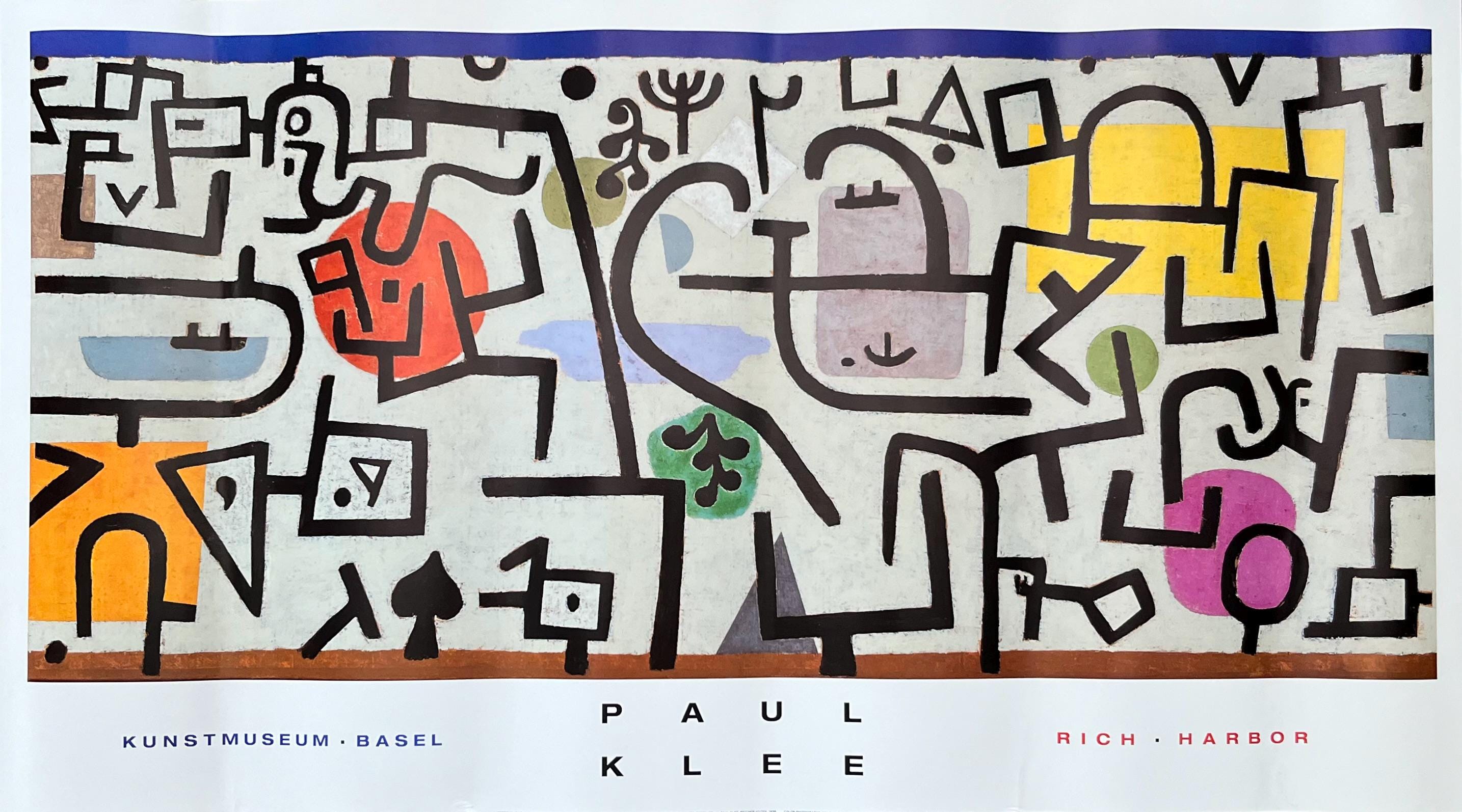 Paul Klee original art poster - 22.0"×40.2" (56×102cm)